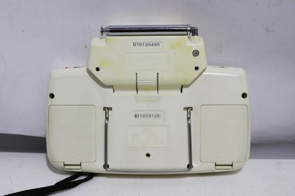 C830H 035 SEGA セガ GAME GEAR ゲームギア ホワイト TVチューナー・ケース・ACアダプター付き 現状品 ジャンクの画像3