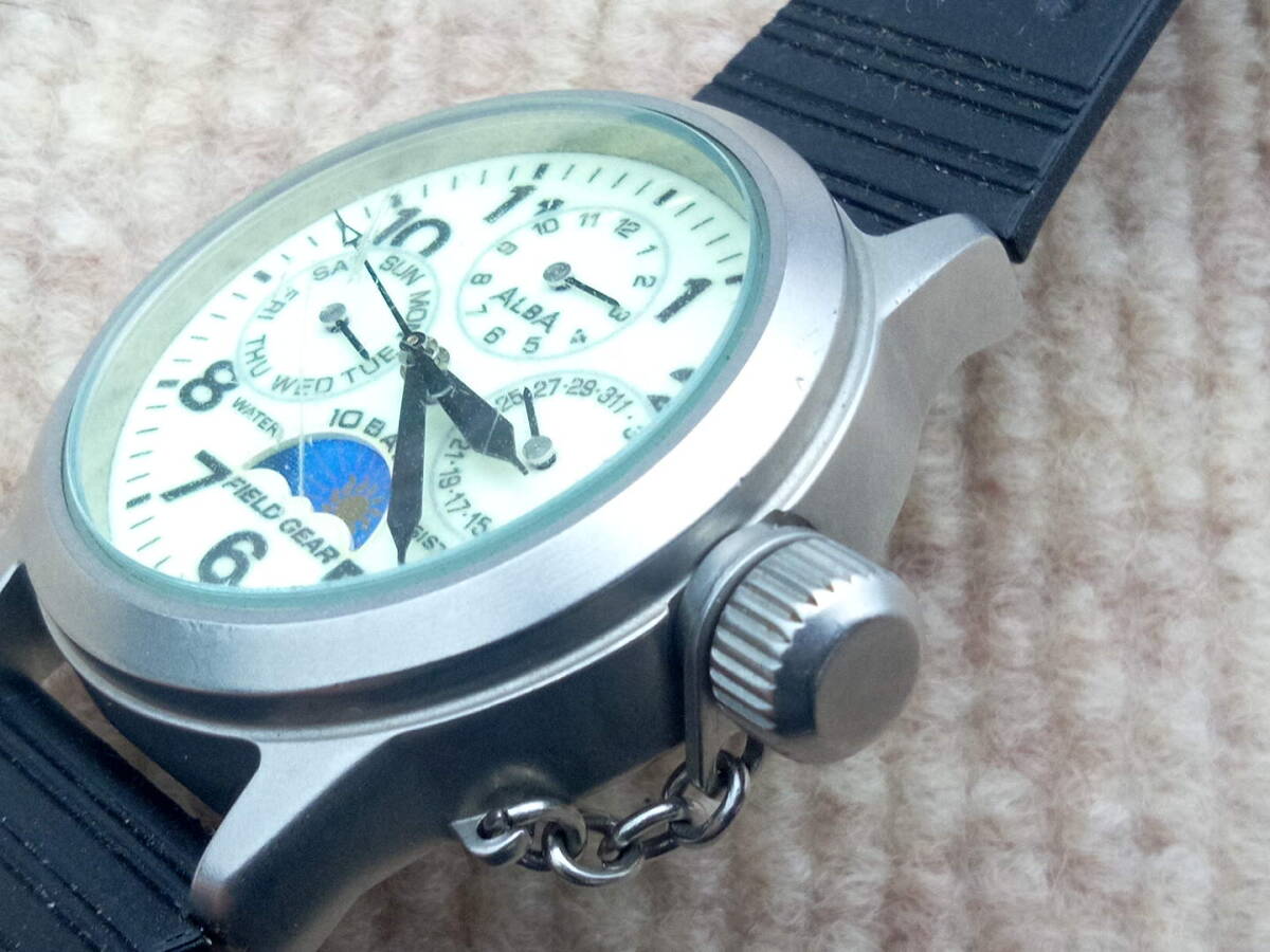 SEIKO ALBA フィールドギア FIELDGEAR サン&ムーントリプル SEIKO ALBA フィールドギア FIELDGEAR サン&ムーントリプル