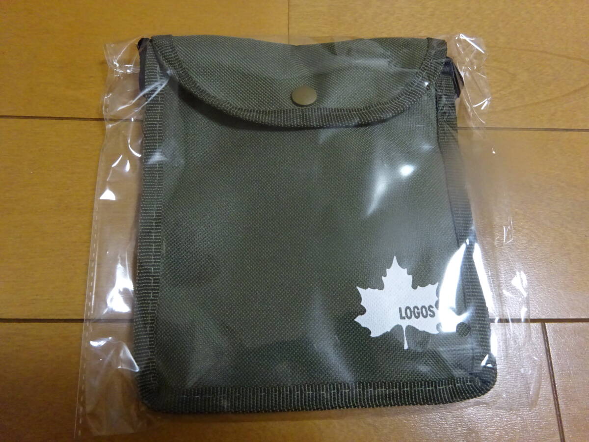 LOGOS* new goods unused Logos shoulder bag sakoshu/ camp *.... etc. * khaki color 