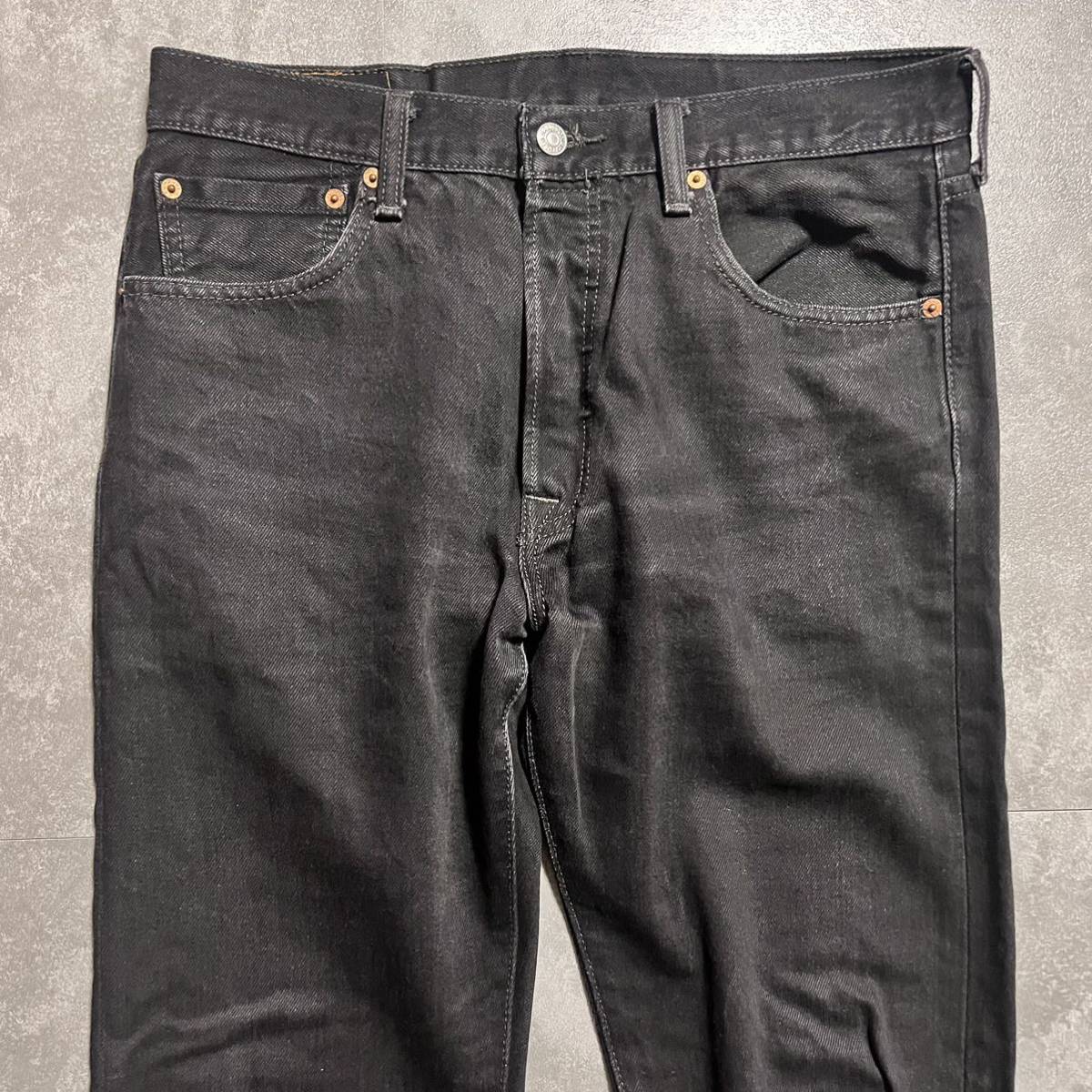 Levi’s リーバイス 501 ブラックデニム　ストレート　33 ジーンズ ジーパン 古着 デニムパンツ 