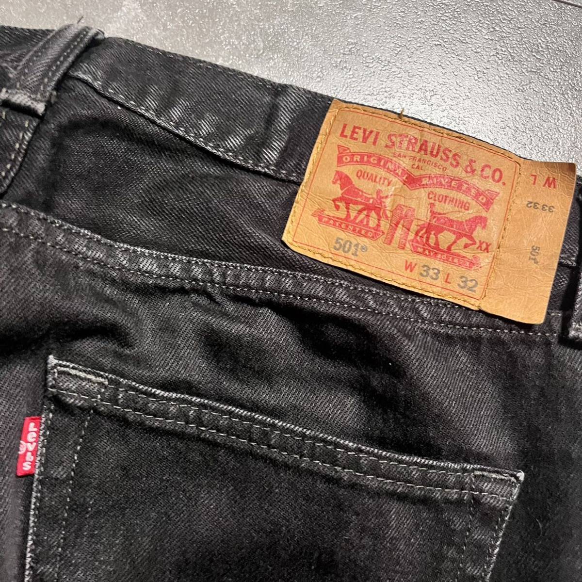 Levi’s リーバイス 501 ブラックデニム　ストレート　33 ジーンズ ジーパン 古着 デニムパンツ 