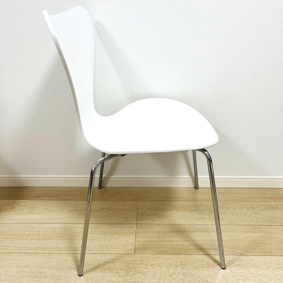 ③セブンチェア フリッツハンセン 正規品 FRITZ HANSEN ホワイト SEVEN Chair Arne Jacobsenの画像4