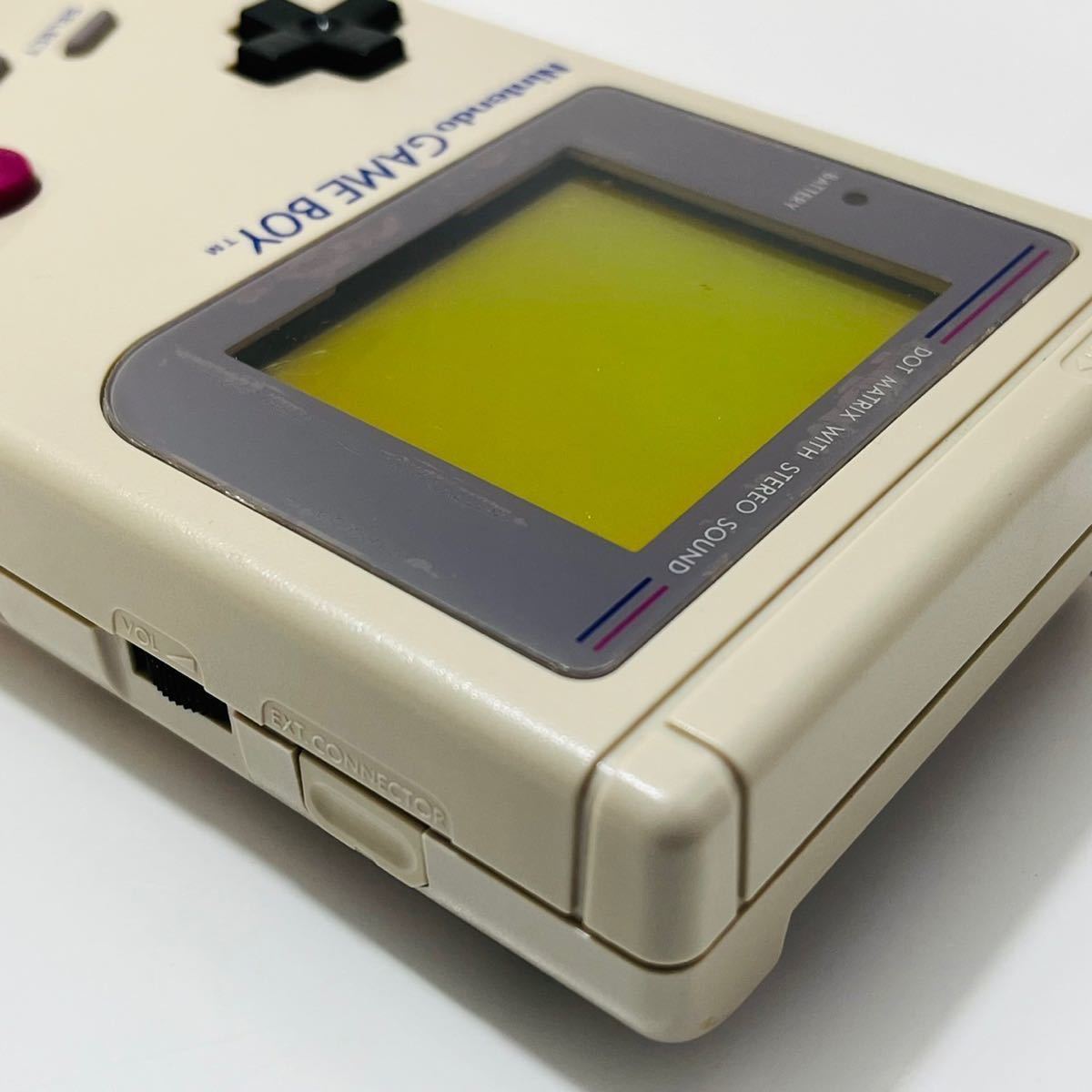 Nintendo 任天堂 初代 ゲームボーイ GAMEBOY ニンテンドー 本体 充電器付き 取説付き 取扱説明書付き_画像5