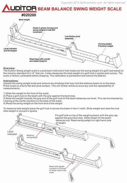 Golf-Mechanix　20200　簡単　スイングバランス＆重量測定工具 スイングバランサー_画像5