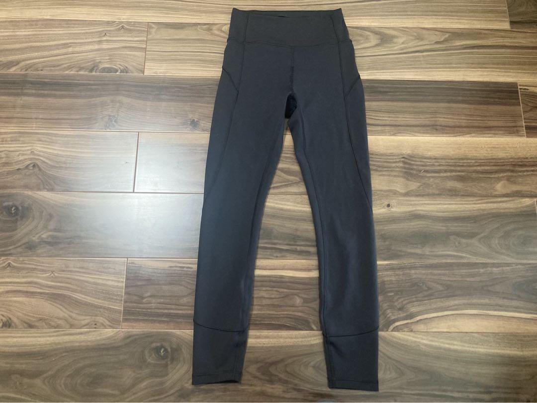 ルルレモン lululemon In Movement Tight 25" 黒 サイズ4 ※美品だけど難箇所有・説明ご参照 レギンス パンツ タイツ_画像1