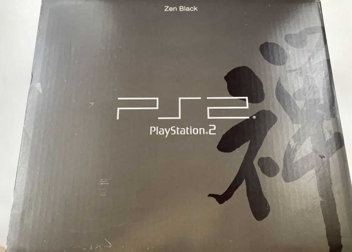 SONY PS2 PlayStation2 本体 SCPH-37000B 禅ブラック Zen Black プレステ2 レアカラー_画像1