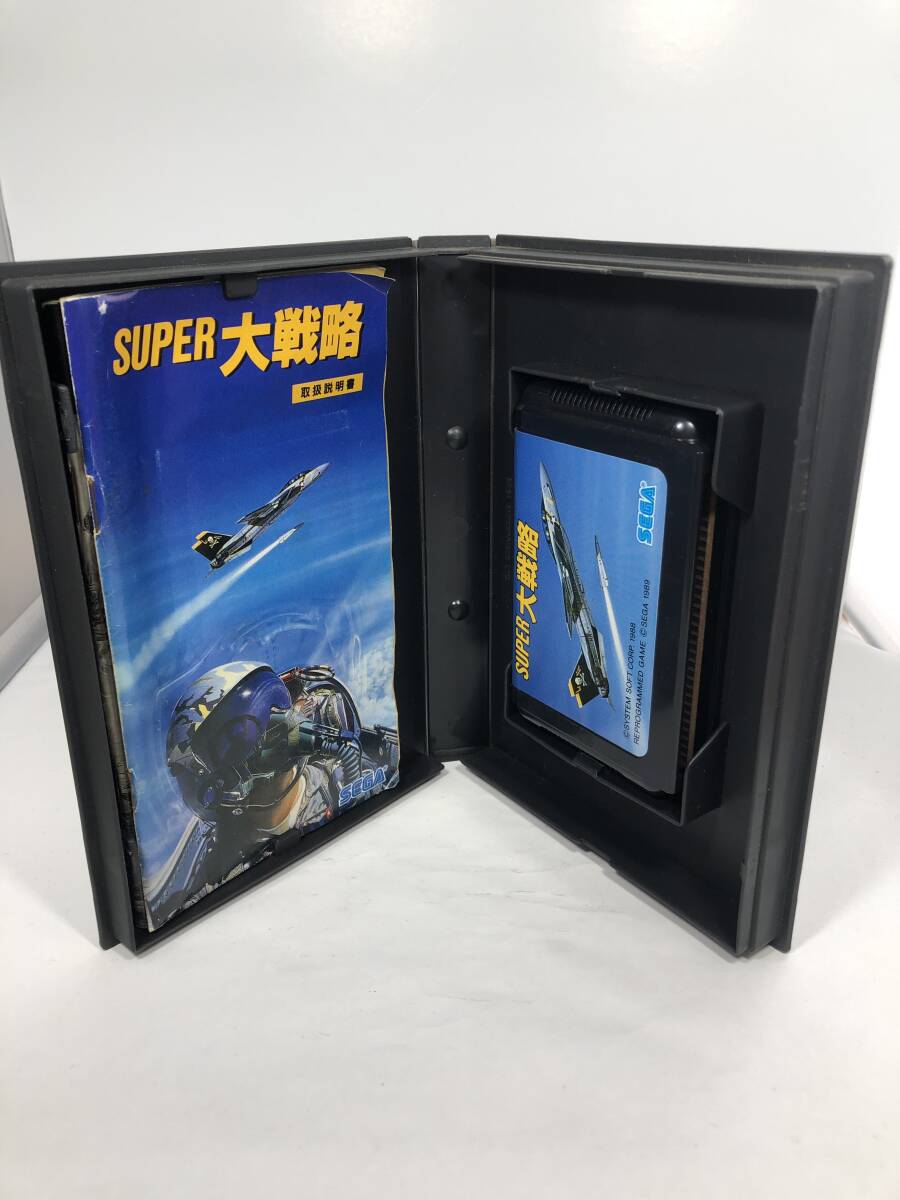 セガ メガドライブソフト/SEGA Mega Drive スーパー大戦略 兵器カタログ付きの画像4