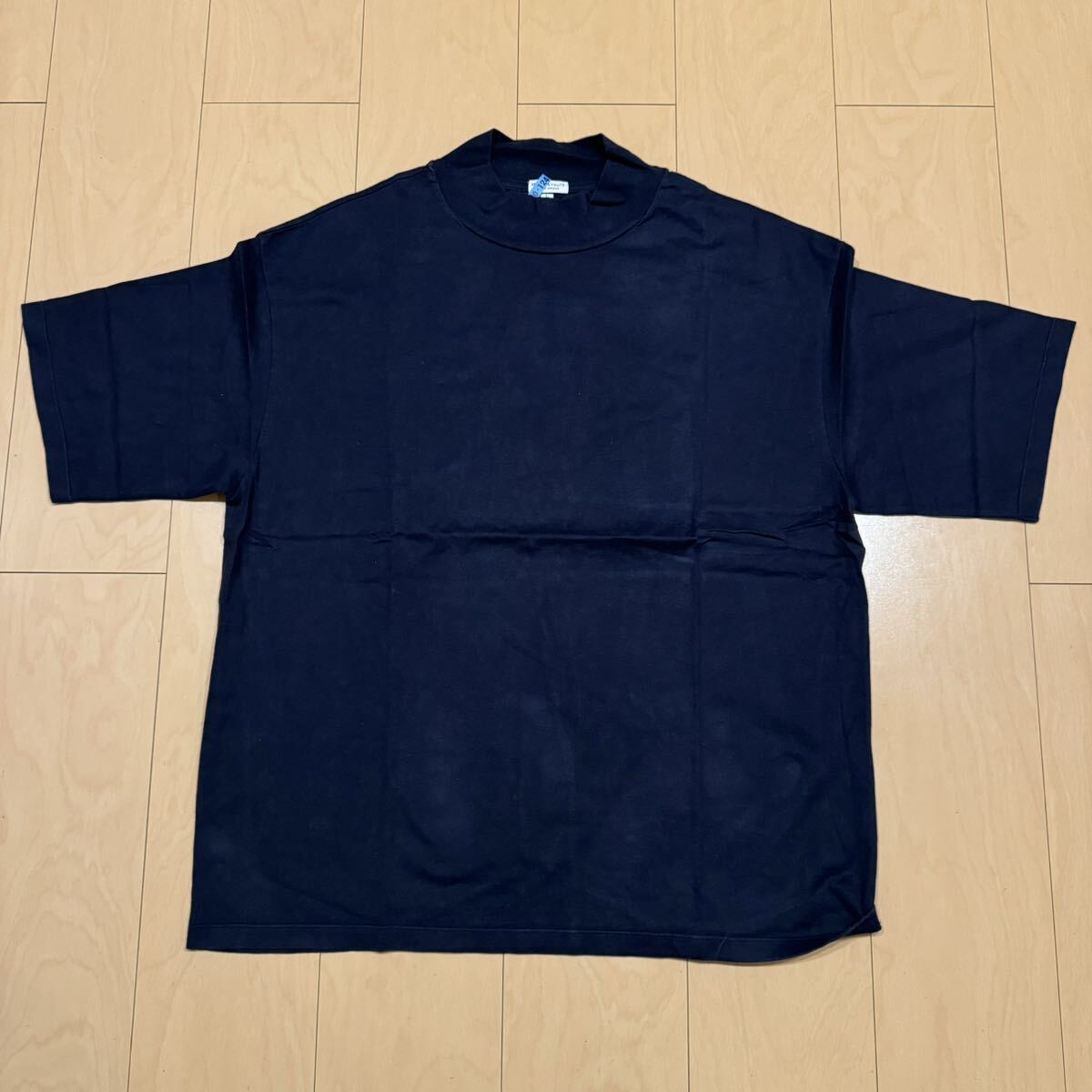  United Arrows view ti& Youth Roo z Fit mok neck T-shirt black size L cleaning settled beautiful goods cheap 