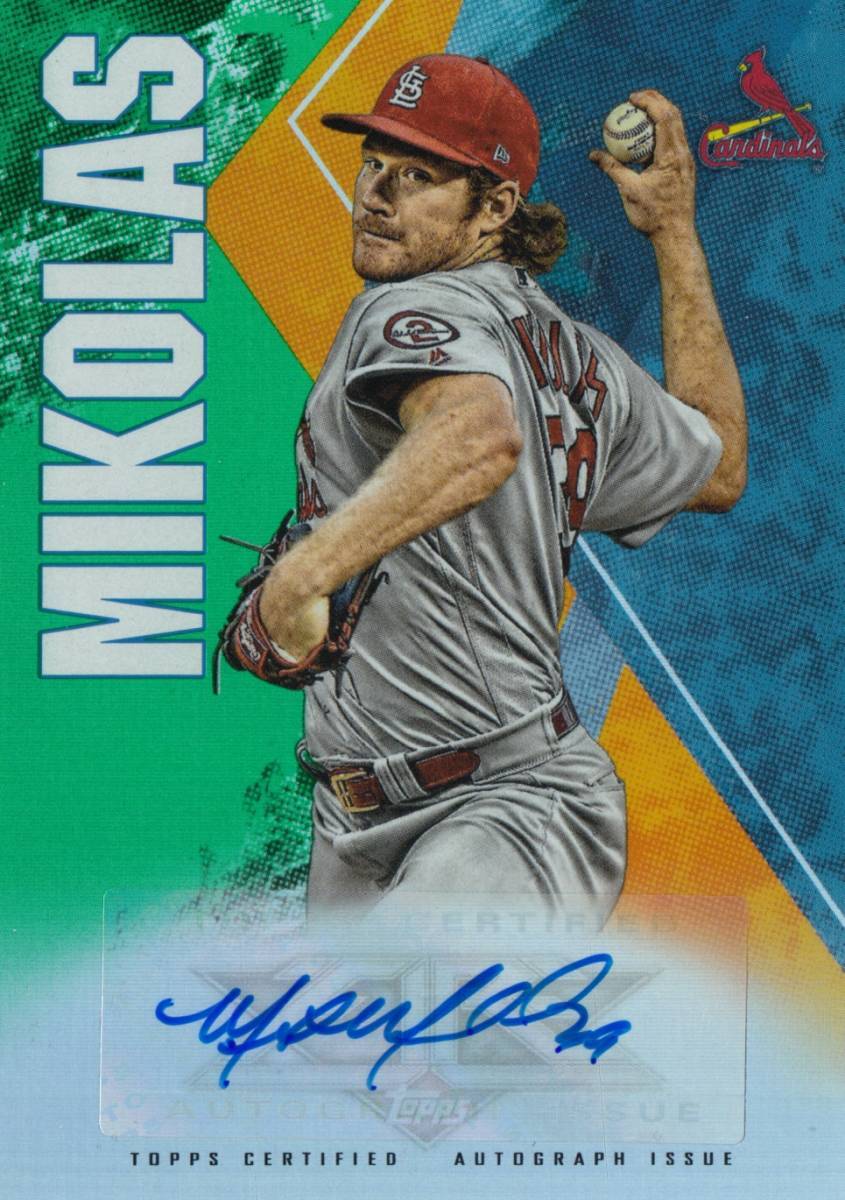 【マイルズ・マイコラス】直筆サインカード 75枚限定 読売ジャイアンツ 2019 TOPPS FIRE MILES MIKOLAS 巨人 AUTO #検索 BBM EPOCH_画像1