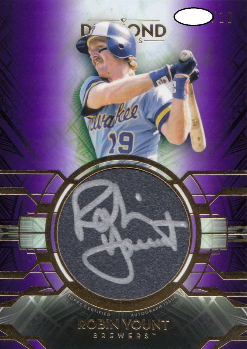 【ROBIN YOUNT】直筆サインカード 10枚限定 2021 TOPPS AUTO DIAMOND ICONS AUTOGRAPHの画像1