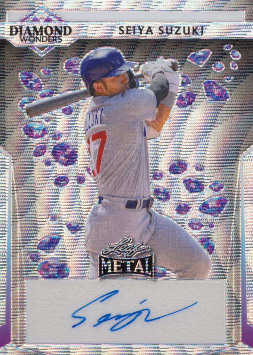 【鈴木誠也】ルーキー 直筆サインカード 9枚限定 広島東洋カープ 2022 PANINI AUTO METAL SILVER WAVE AUTOGRAPH #検索 TOPPS BBM EPOCH_画像1