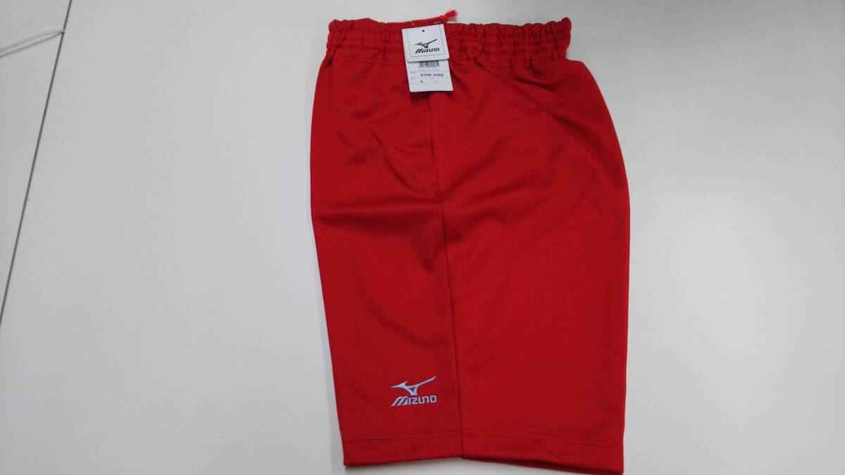  Mizuno shorts red red L size 67PH-2362 new goods unused 
