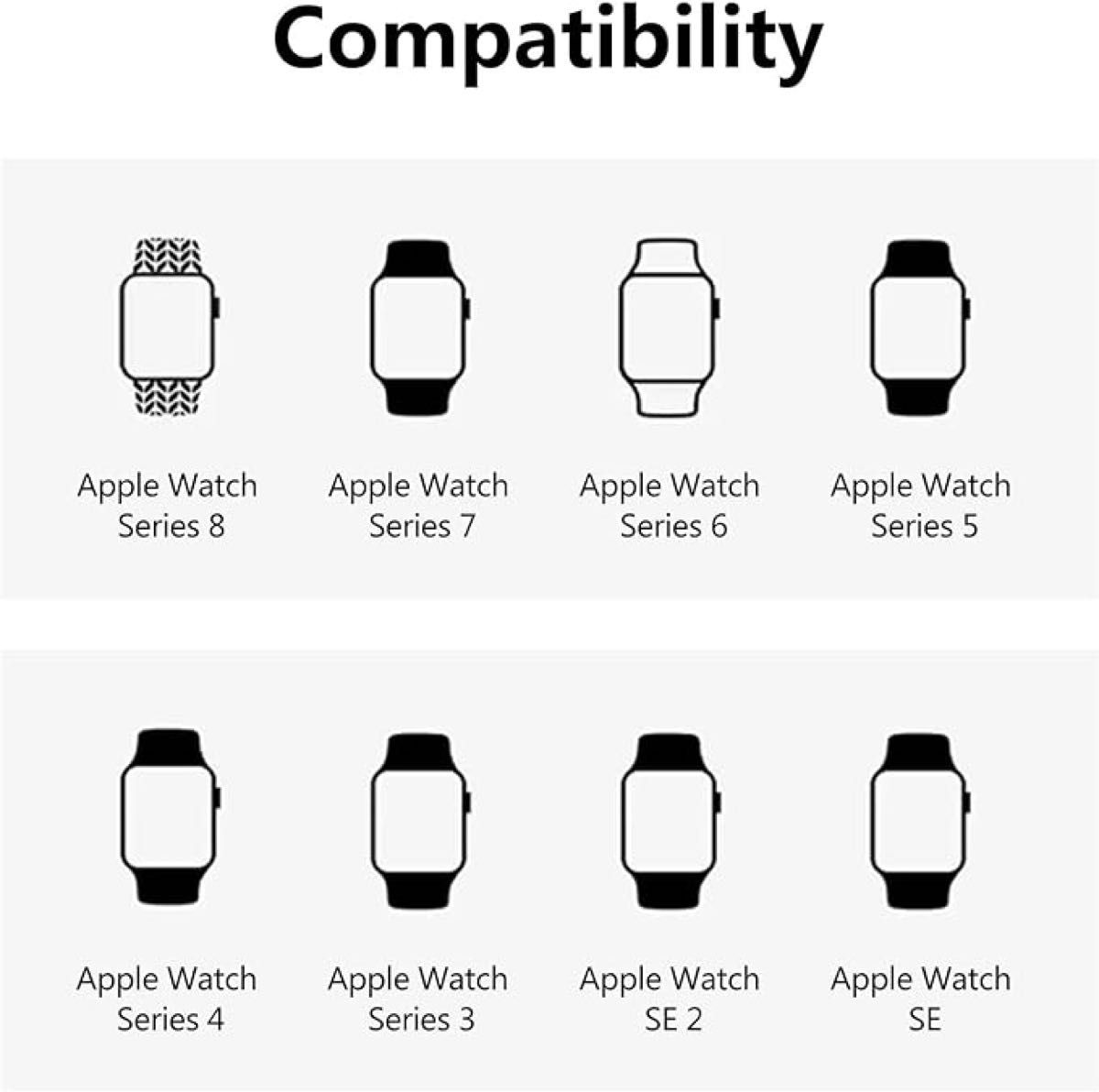 Mugust コンパチブル Apple Watch バンド 41mm 40mm 38mm アップルウォッチバンド シリコンバンド