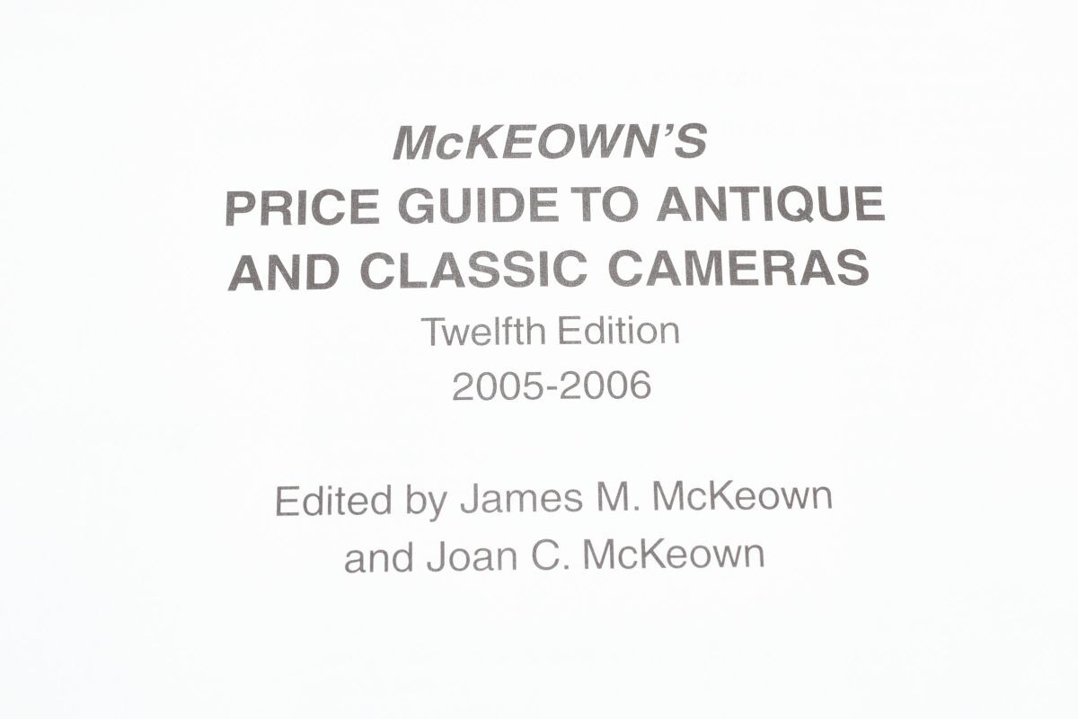 R030323★Mckeown's Price Guide To Antique & Classic Cameras 2005 2006の画像4