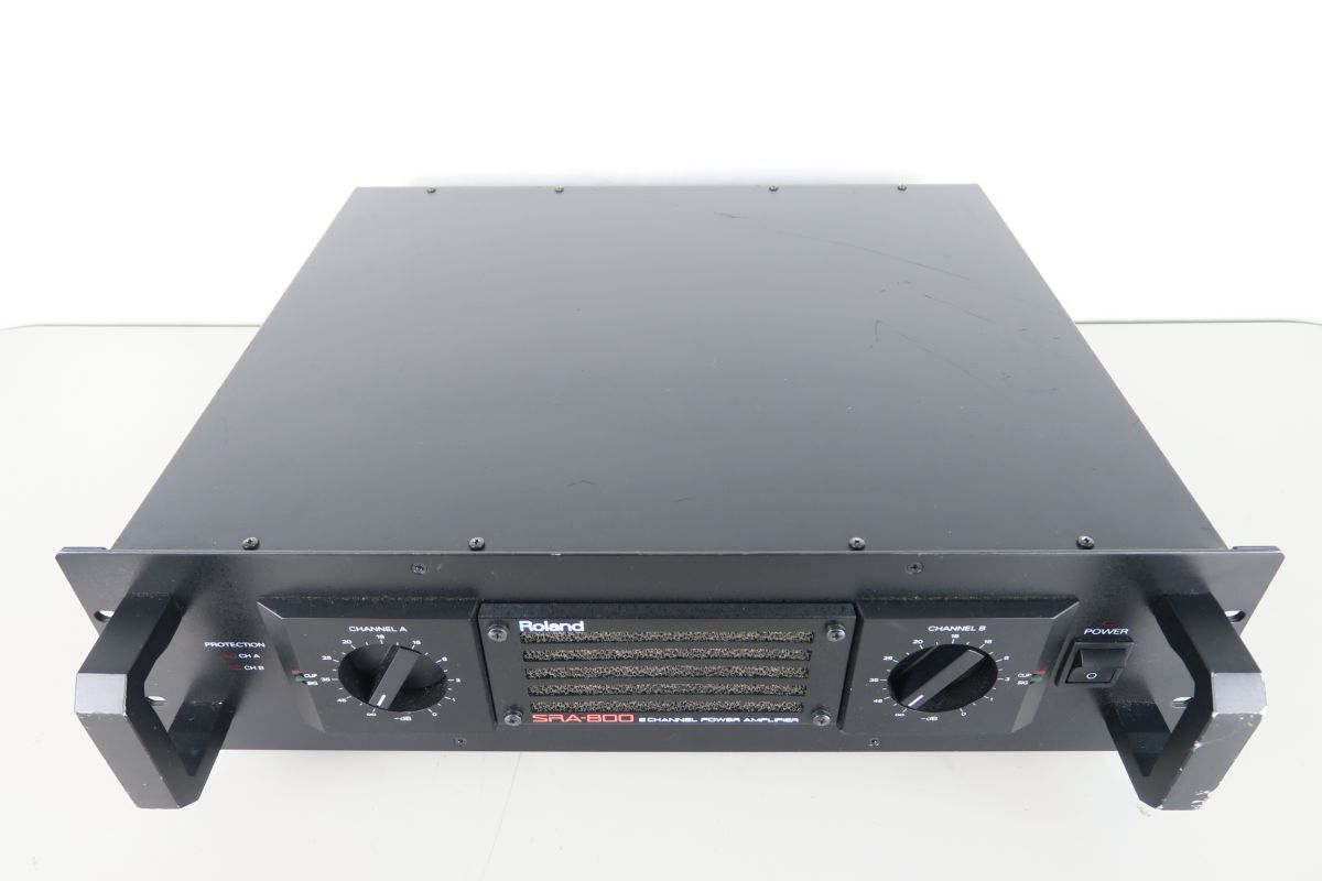 Roland SRA-800 パワーアンプ 700W Yahoo!オークション - A030006 Roland ローランド SRA-800 PAアンプ
