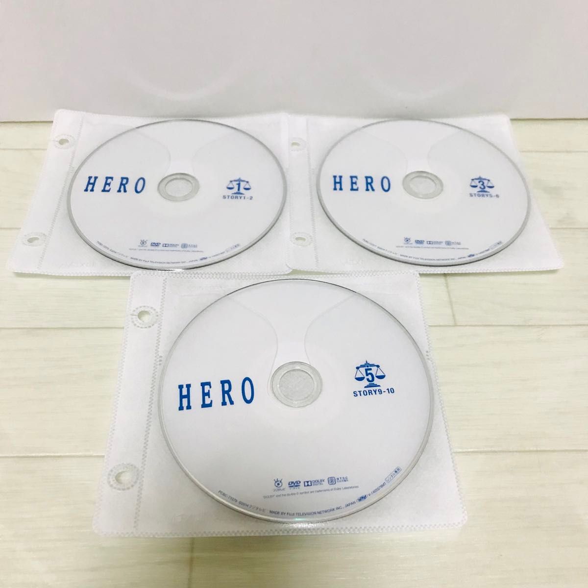 HERO ヒーロー 2期 DVD 全巻 1-6巻　木村拓哉　北川景子