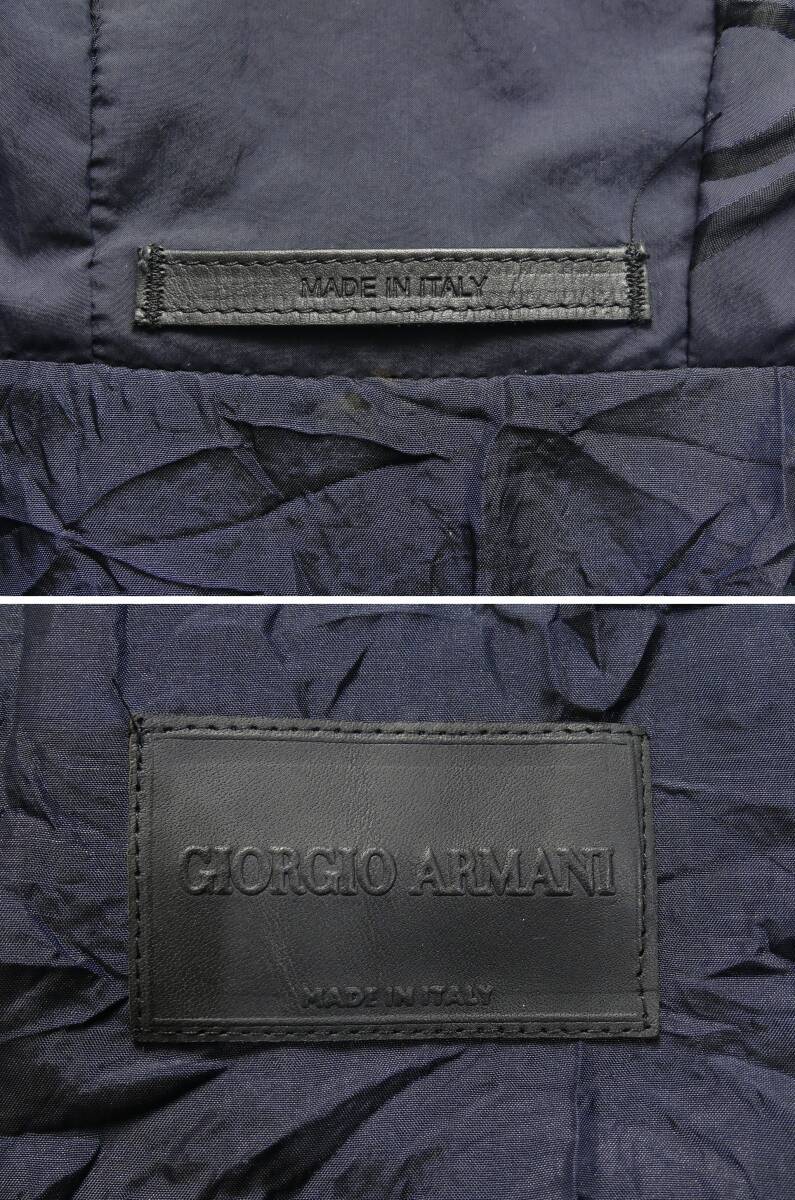  spring summer autumn 356,000 jpy new goods GIORGIO ARMANI Armani * rare thing GA total pattern. casual series f-ti- blouson dark blue [52= Japan XL~XXL]