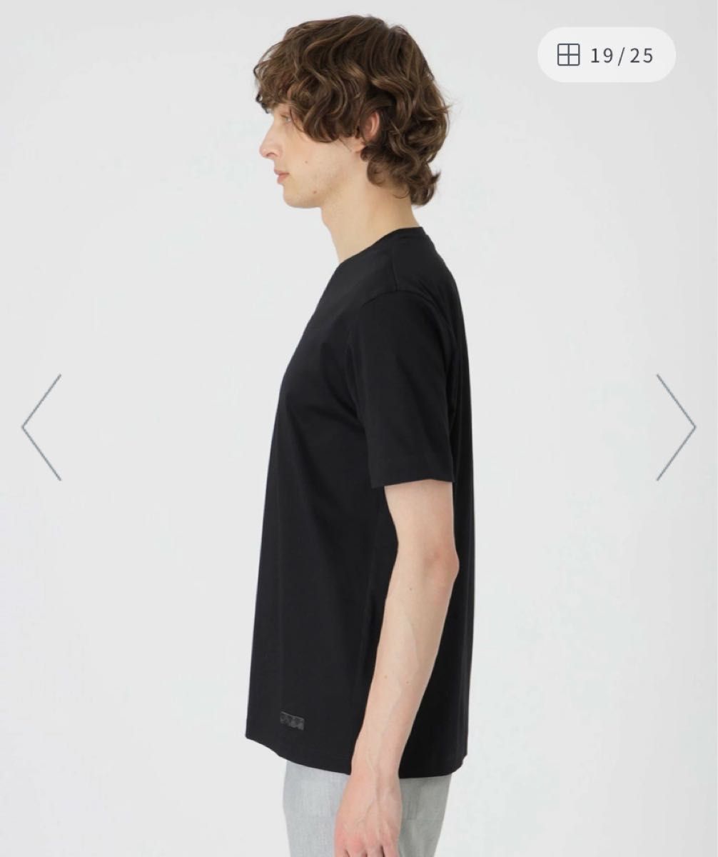 BLACK LABEL CRESTBRIDGE ブラックレーベル VネックTシャツ 黒 BLACK LABEL CRESTBRIDGE ブラックレーベル VネックTシャツ 黒