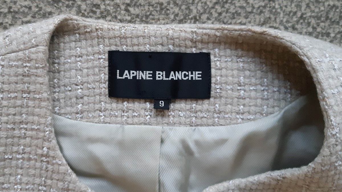 LAPINE BLANCHE　グレースーツ（ジャケット＆スカート）　１式●婦人サイズ9号　セレモニー コスプレ 女子 女装 バブル