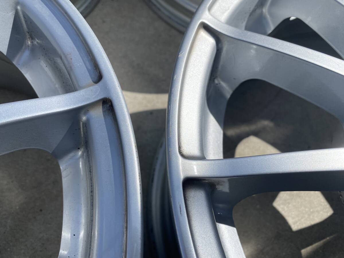 （美品）Weds IRVINE F01 16インチ 4本セット 16×7J PCD120 IS31 ウェッズ アーヴィン BMW ランフラットタイヤ対応モデル_画像6