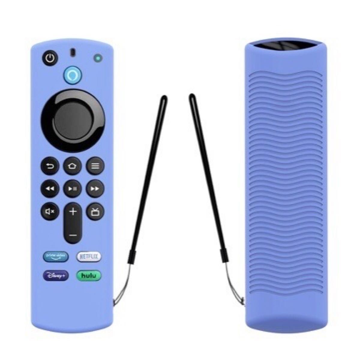 【新品】第3世代対応　アマゾン　Amazon fire tv stick　リモコンカバー【ライトブルー】