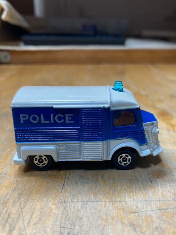 tomica No.F17 CITROEN H TRUCK POLICE トミカ 1979年製 青葉 日本製 シトロエン Hトラック 希少の画像2