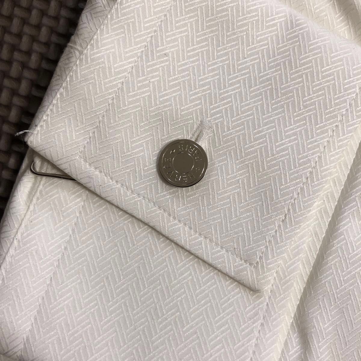 未使用タグ付 エルメス 長袖ワイシャツ 白 青 M-Lサイズ|Yahoo 未使用タグ付 エルメス 長袖ワイシャツ 白 青 M-Lサイズ|Yahoo