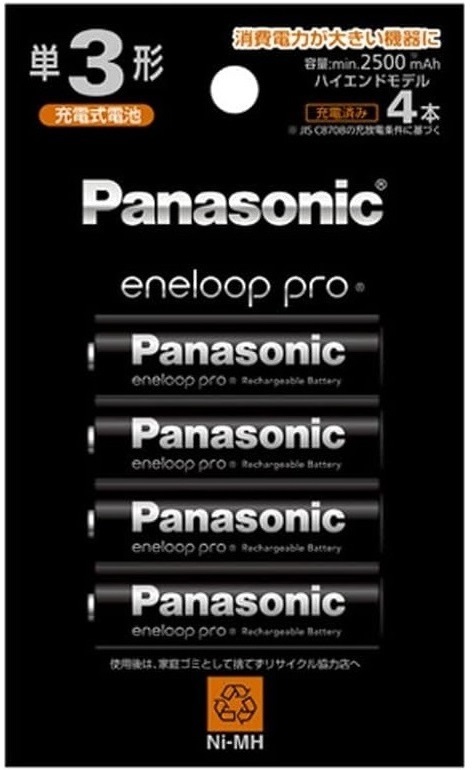 Panasonic eneloop pro Panasonic Eneloop Pro single 3 shape 4 pcs set ×1 pack ( total 4ps.@) postage 180 jpy new goods BK-3HCD/4H