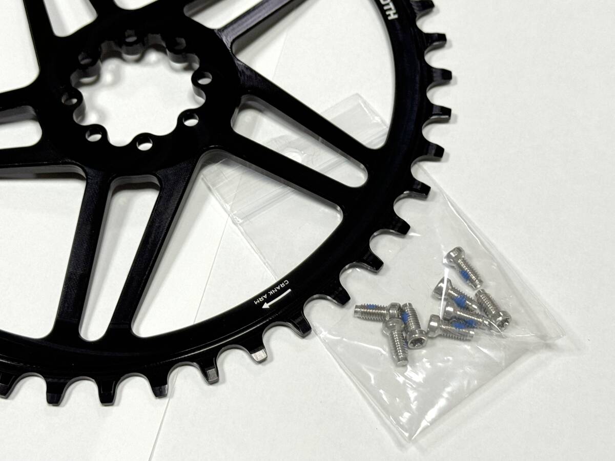 即決送料無料 Wolf Tooth 楕円 42T SRAM 8-bolt 用 未使用・新品 ナローワイド ウルフトゥース WolfTooth Ovalの画像3