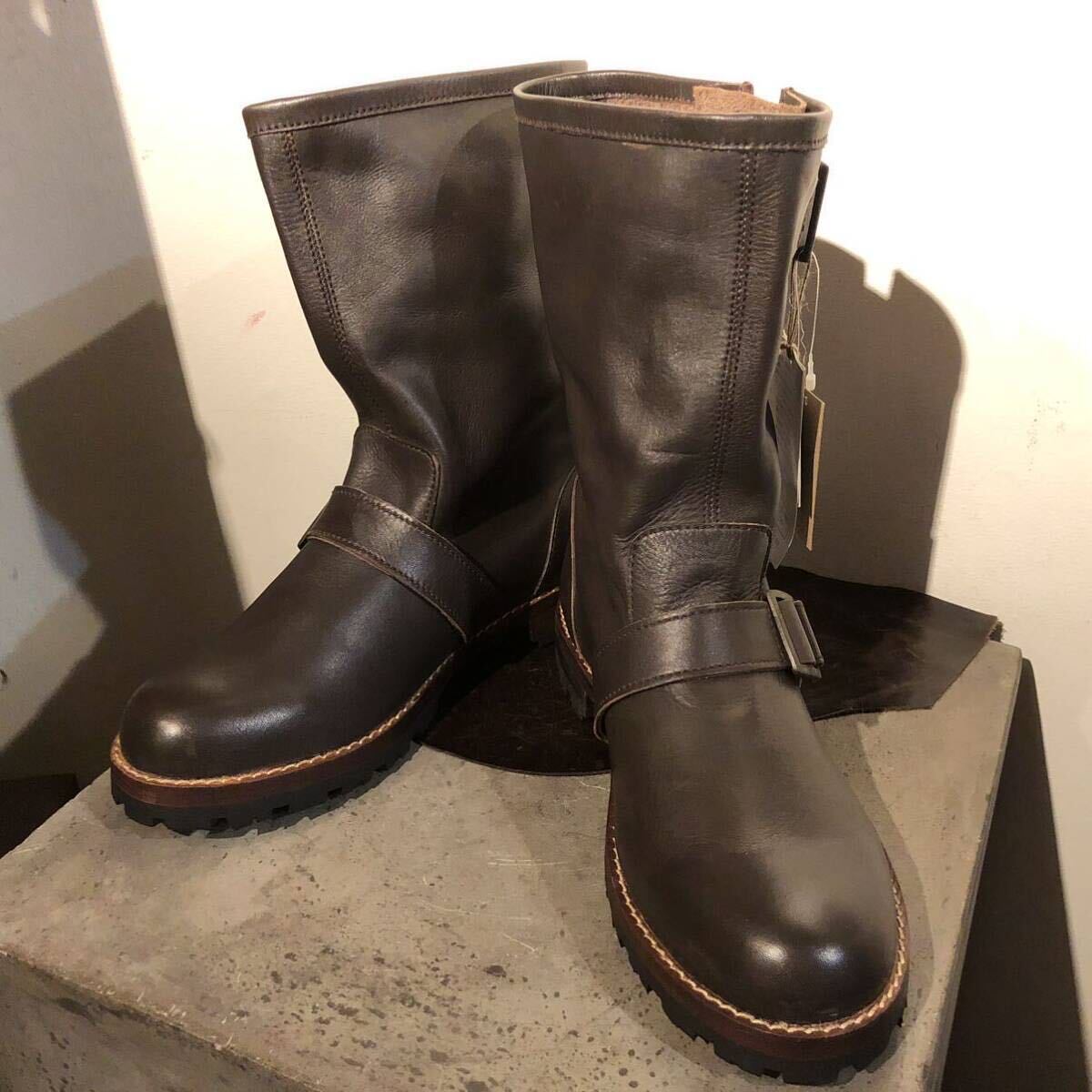 [ new old goods ]niko and... Nico and Bang lateshu made leather boots veronik dark brown lady's boots 23.5cm~24cm regular price 15800 jpy 
