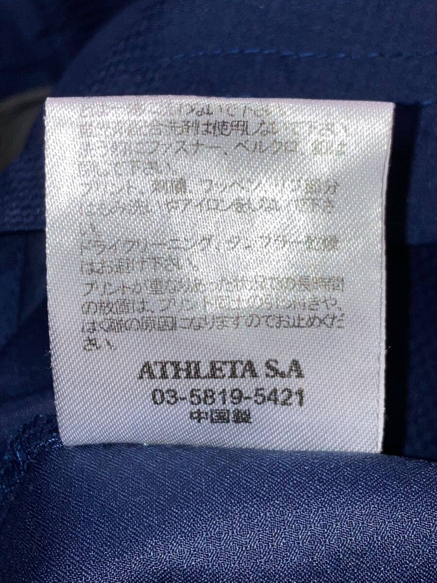 ATHLETA　アスレタ　上下セットアップ　ピステトップ　ピステパンツ　Mサイズ　ネイビー　グレー　サッカー　フットサル_画像5