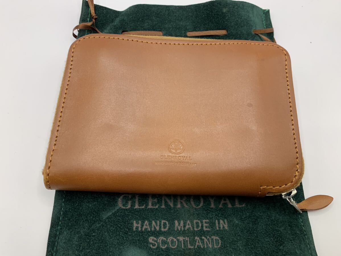 美品グレンロイヤル GLENROYAL ディバイダーズ ウォレット オックスフォードタン_画像1