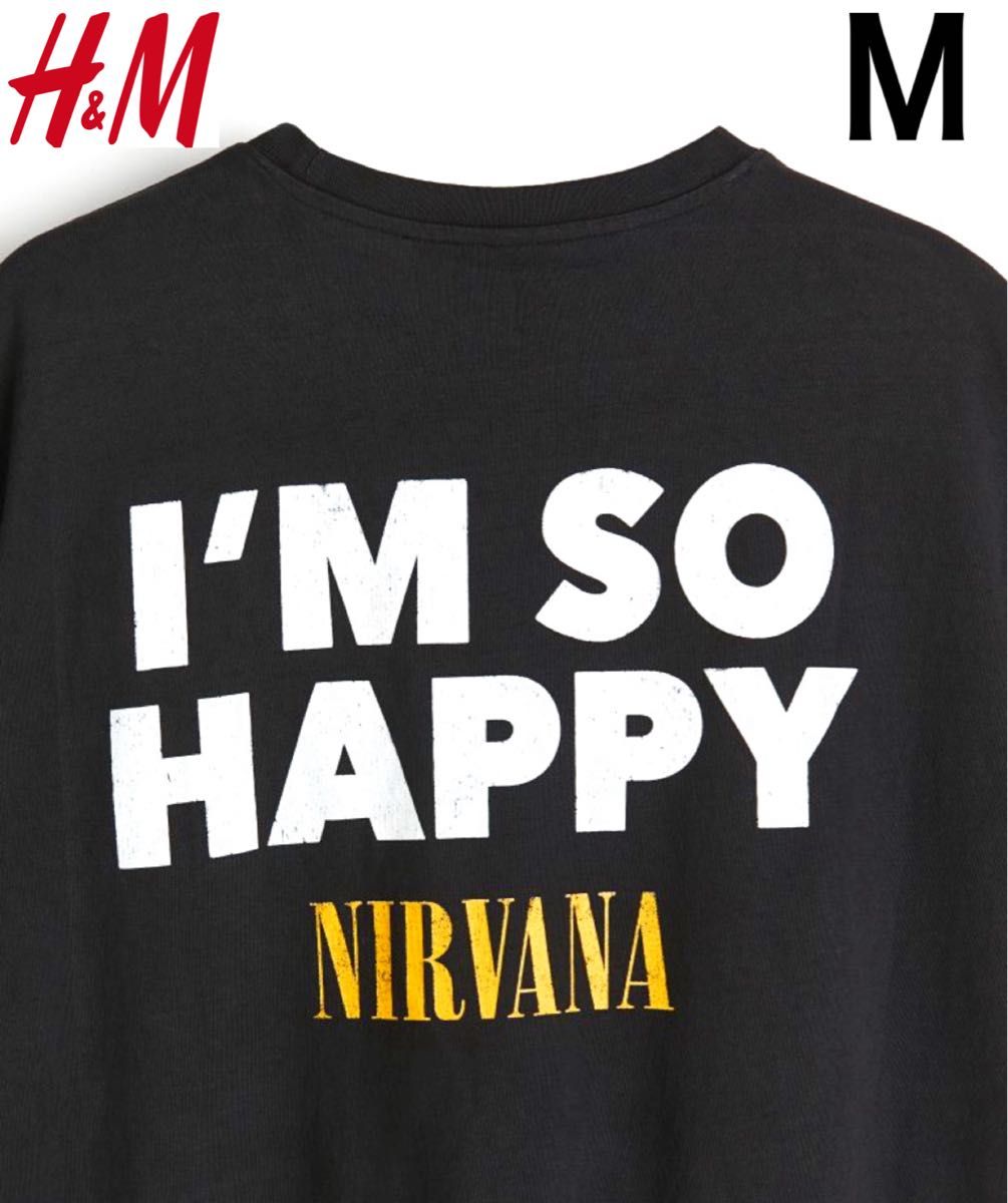 新品 H&M × ニルヴァーナ NIRVANA リチュウム Tシャツ  M