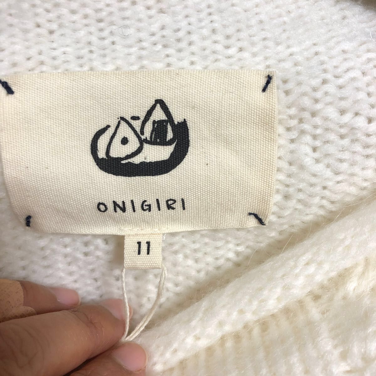 専用onigiri ホワイト　セーター　コムサ