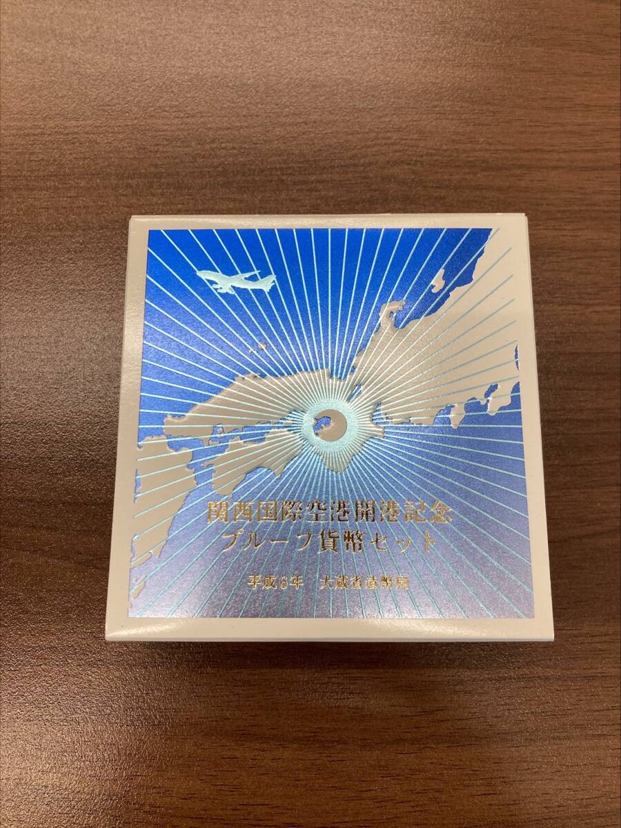 #231A 関西国際空港開港記念プルーフ貨幣セット 500円 平成6年 大蔵省造幣局 白銅 7.2g 26.5mm コイン コレクション _画像1