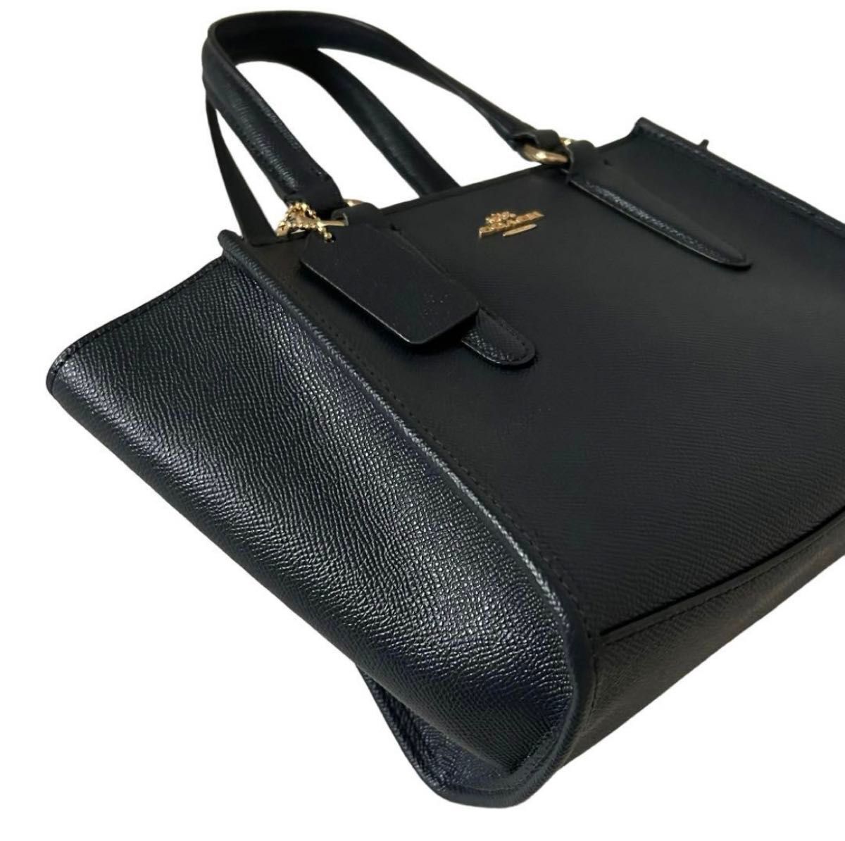 美品 COACH コーチ 2WAY ショルダーバッグ ハンドバッグ グレー 美品 COACH コーチ 2WAY ショルダーバッグ ハンドバッグ グレー