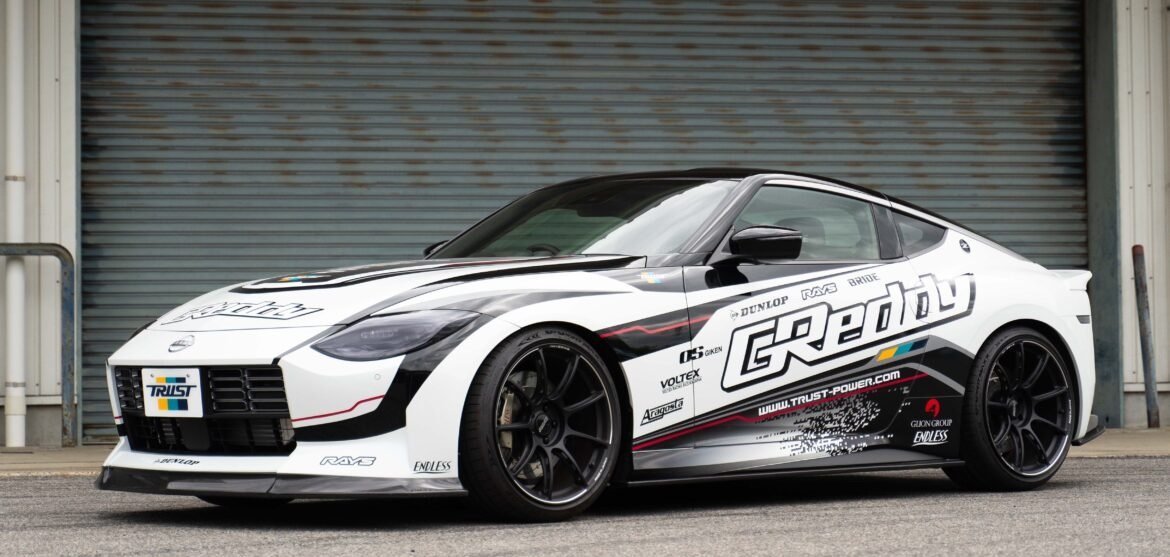 【M’s】 日産 RZ34 フェアレディZ 後期 2022y- TRUST GReddy フロントアンダースポイラー トラスト カーボン エアロ パーツ 部品 17020271_画像2