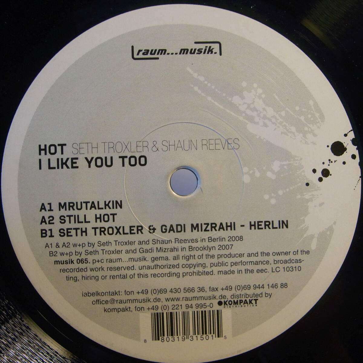 Seth Troxler & Shaun Reeves - Hot - I Like You Too_画像2