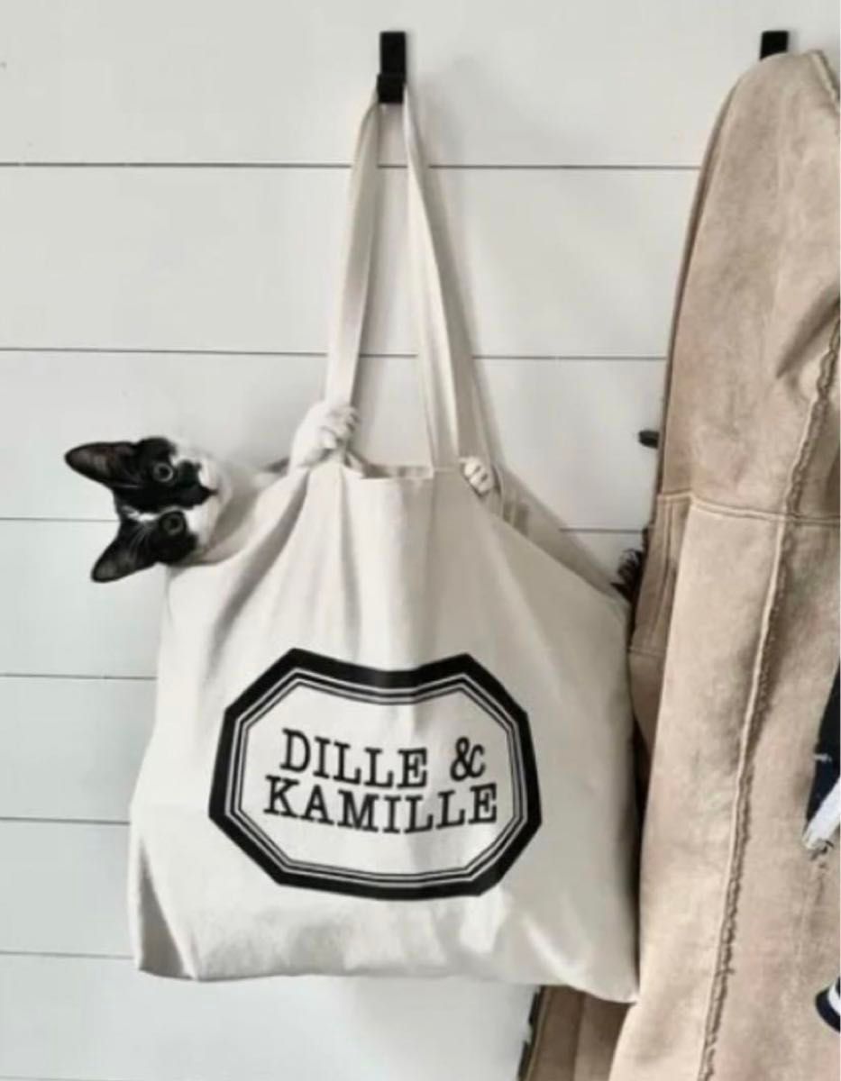 【期間限定　値下げ中】Dille&Kamille ディルカミ　トートバッグ大　トートバッグ エコバッグ　まとめ買い割引あり