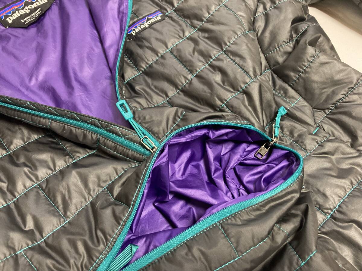 patagonia パタゴニア Nano Puff Bivy Pullover  ナノ パフ ビビー プルオーバー ダークグレーSサイズ の画像3