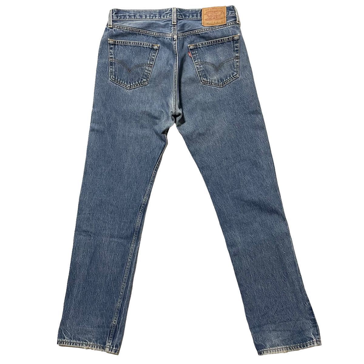 漢の1着 90s ビンテージ Levi’s 501XX W36 アメリカ製 ストレート メンズ ジーパン 501-0000 デニム USA製 653 紙パッチ_画像3