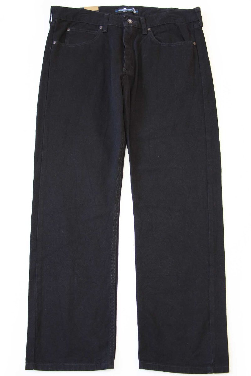  неиспользуемый товар * Mexico производства Lee Lee 200 черный Denim брюки w36 L30* джинсы распорка широкий большой размер 