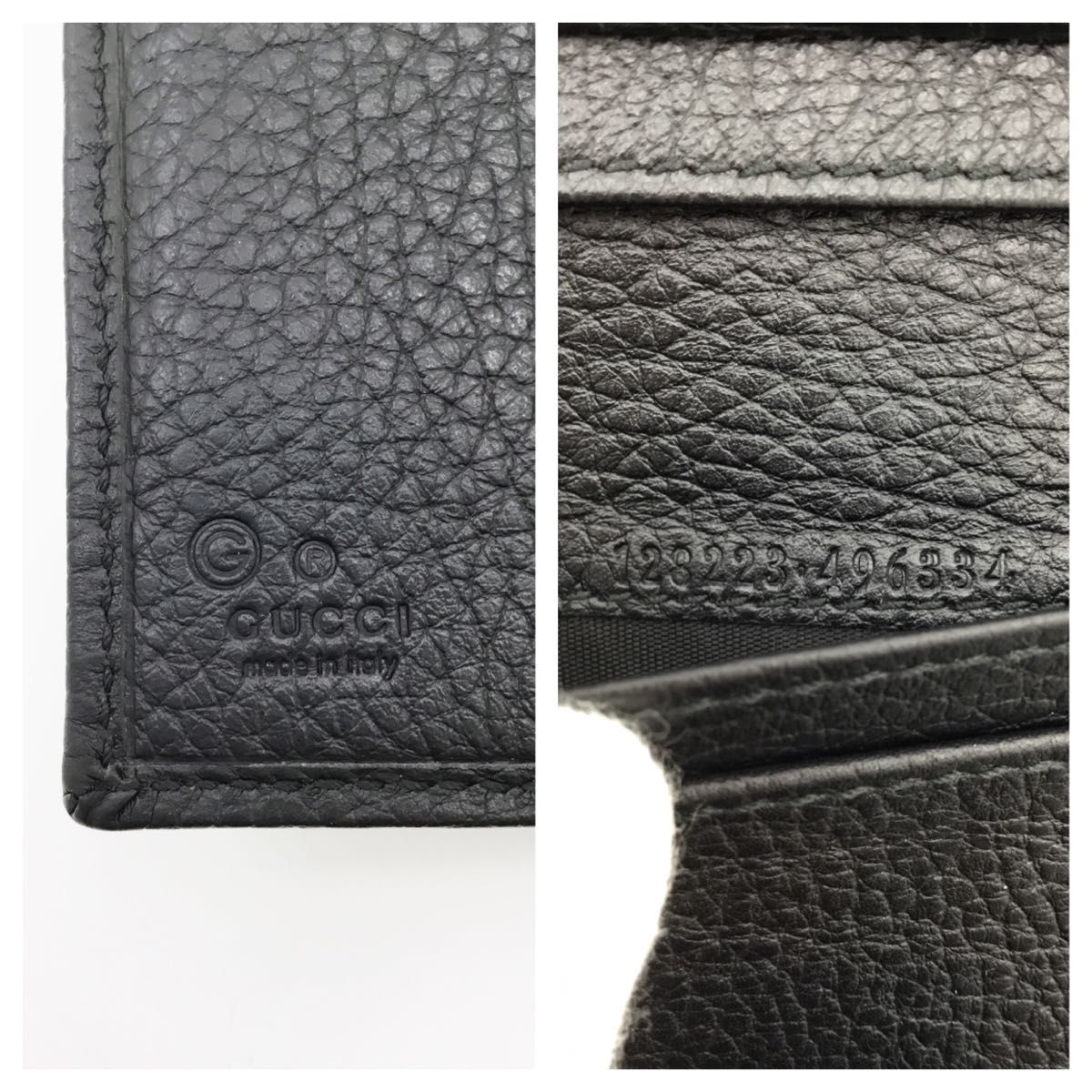中古良品 グッチ GUCCI GGナイロン レザー Wホック 2つ折り長 中古良品 グッチ GUCCI GGナイロン レザー Wホック 2つ折り長