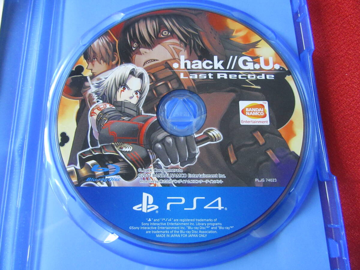 【即決価格】PS4 初回生産限定版「.hack//G.U. Last Recode / PREMIUM EDITION」サントラCD/ドラマCD/アニメBD