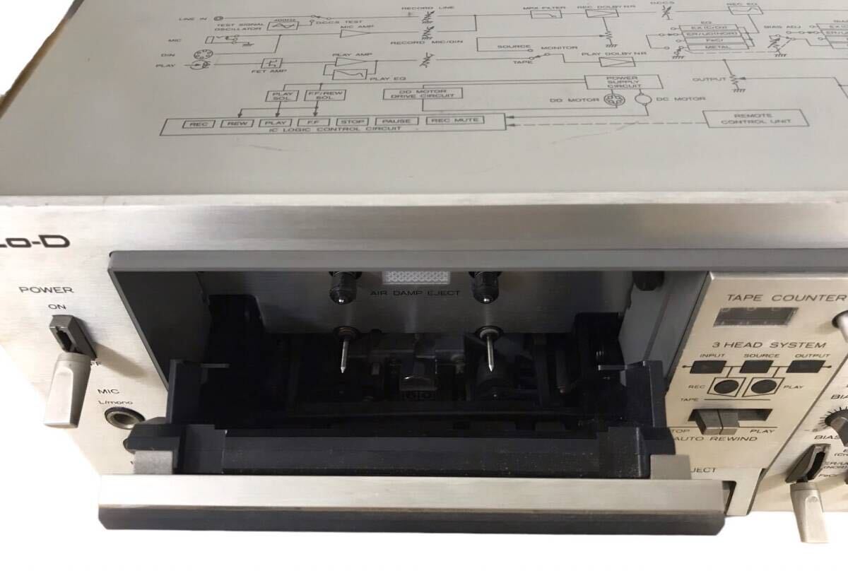 HFD1013 ★現状品★ HITACHI 日立 ステレオ カセットデッキ D-980M_画像7