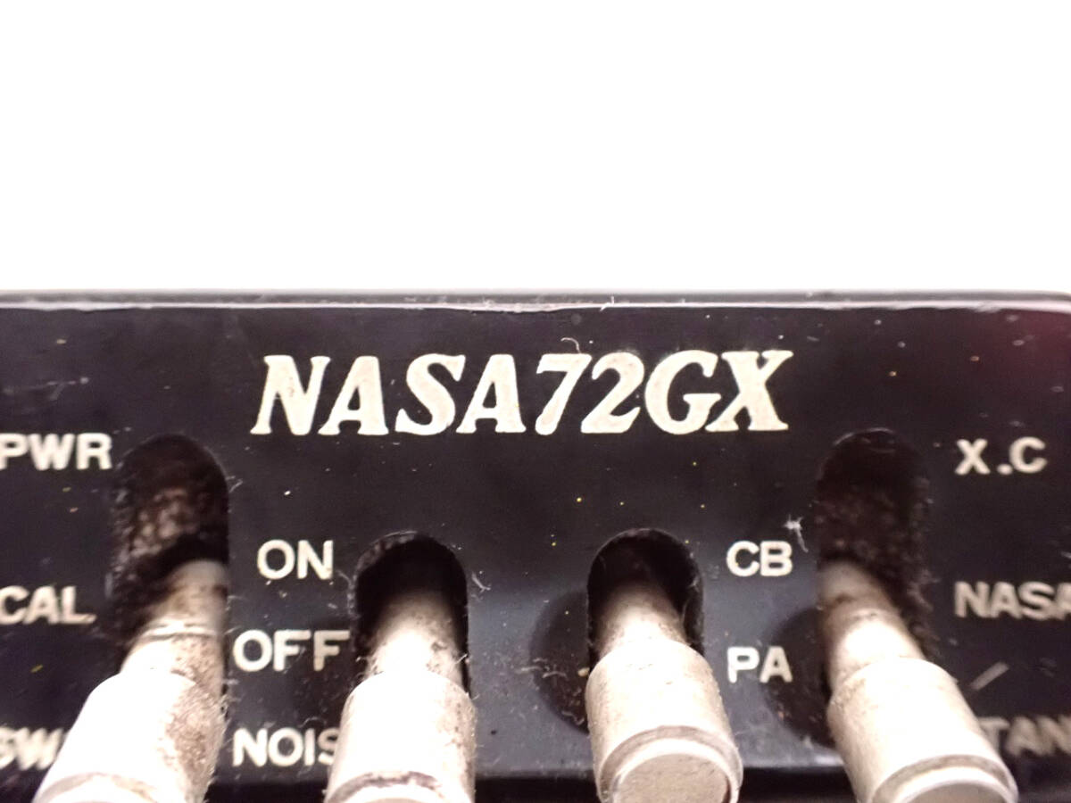 中古 無線機 NASA 72GX ナサ トランシーバー 無線 アマチュア無線 T-MII CARMEN 車載 モービル ジャンク_画像2