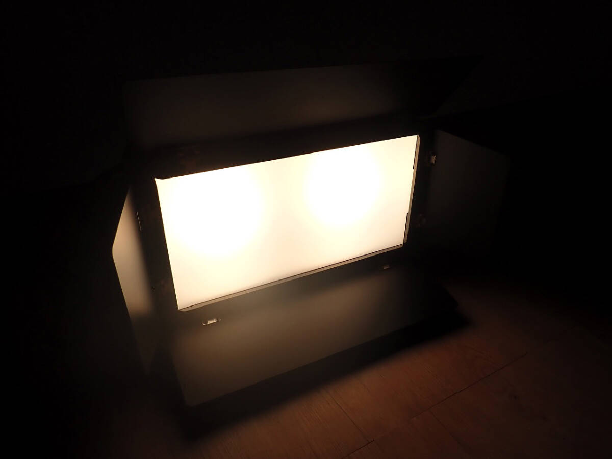  б/у прекрасный товар LED Broad свет TOSHIBA AL-LED-BRHT-L Toshiba LED Flat свет Studio освещение Mai шт. освещение подвижный светильник беж скользящий ②