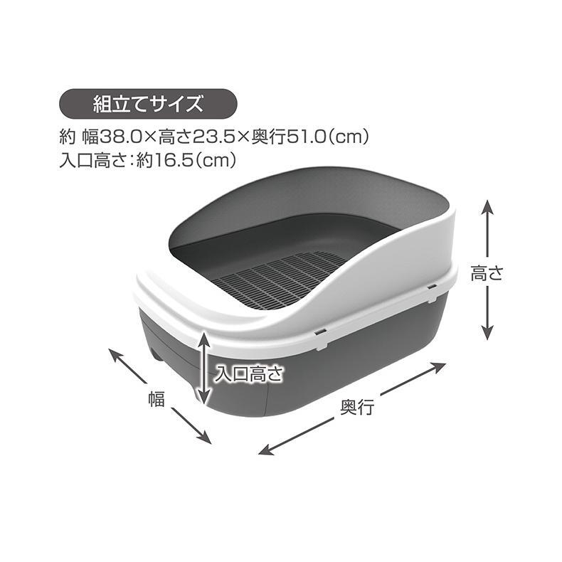 ●ペティオ 猫システムトイレ セット トイレに流せる猫砂 デオンDサンド入り_画像7