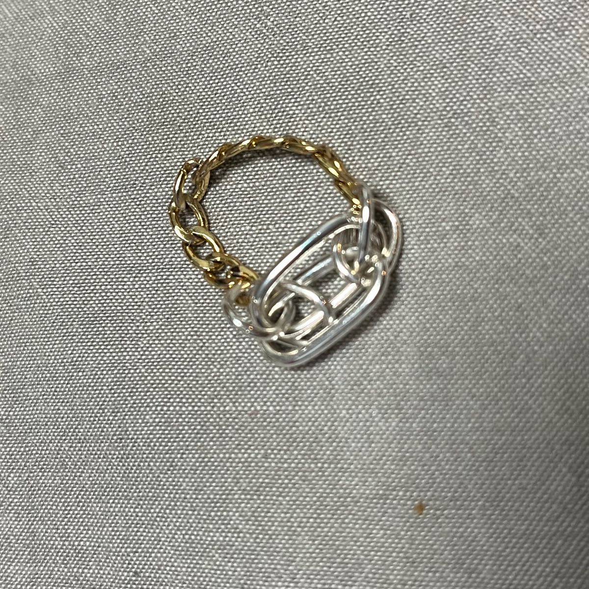 Nothing And Others 完売品　タグ付き新品　Solid chain mix Ring