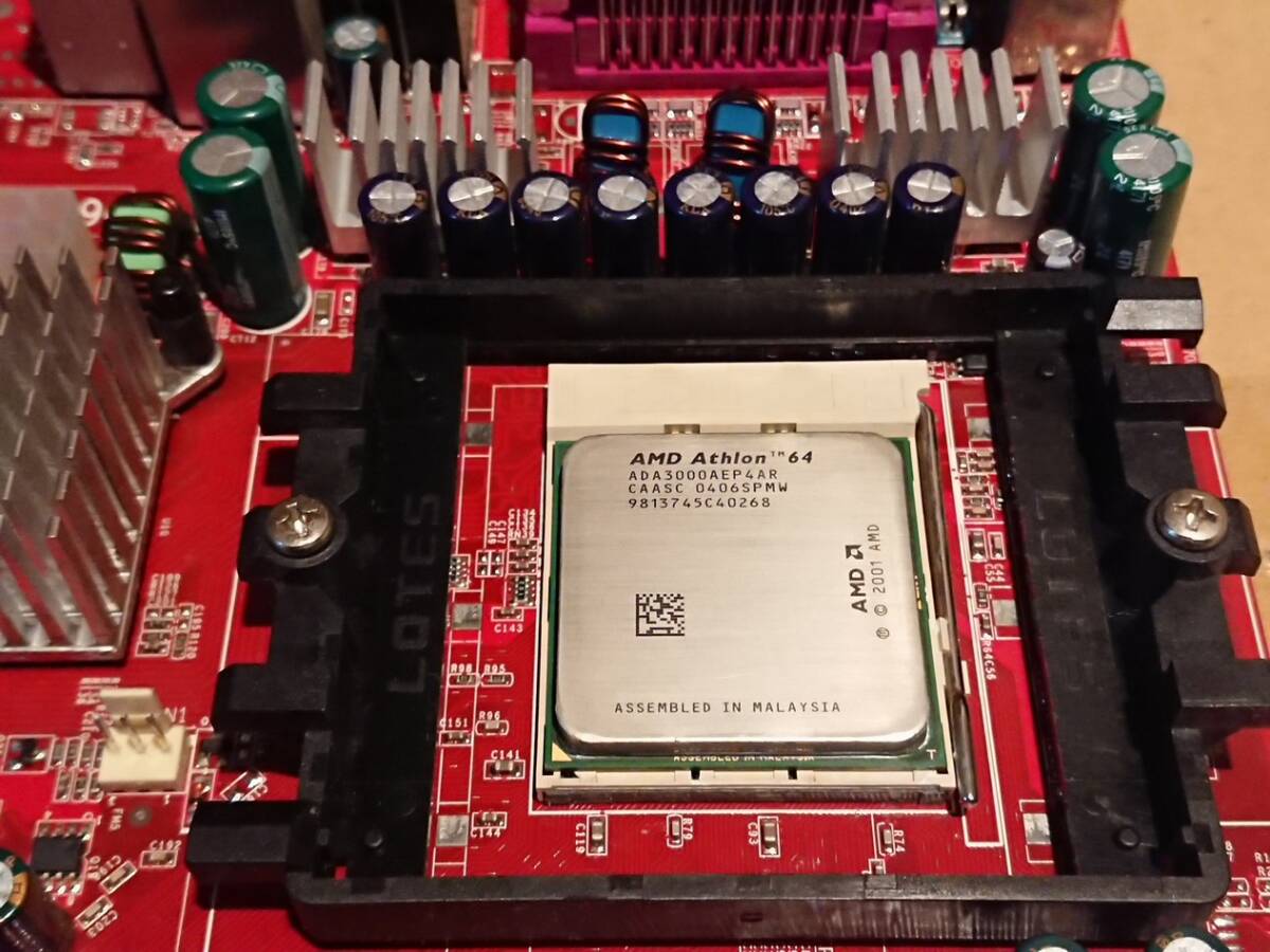 MSI K8T Neo Athlon 64 3000+ ソケット754_画像3